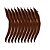 Pena Calda Rabo de Galo Pluma - Pct c/100 unid. - Tam: 25-30cm Cor:MARROM-ESCURO-294 - Imagem 1