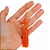 20 Pingentes De Seda Tassel - 7.0 Cm COR:LARANJA-523 - Imagem 1
