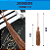 20 Pingentes De Seda Tassel - 7.0 Cm COR:AZUL-BEBE-177 - Imagem 2