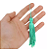 10 Pingentes De Seda Tassel - 7.0 Cm COR:TURQUESA-ESCURO-349 - Imagem 1