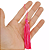 10 Pingentes De Seda Tassel - 7.0 Cm COR:ROSA-NEON-03 - Imagem 1