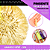 100 Pingentes De Seda Tassel - 7.0 Cm COR:AMARELO-BEBE-104 - Imagem 1