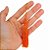 100 Pingentes De Seda Tassel - 7.0 Cm COR:LARANJA-523 - Imagem 1