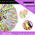 100 Pingentes De Seda Tassel - 7.0 Cm COR:MULT-CLARO - Imagem 1