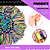 100 Pingentes De Seda Tassel - 7.0 Cm COR:MULT-ESCURO - Imagem 1