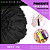 100 Pingentes De Seda Tassel - 7.0 Cm COR:PRETO-310 - Imagem 1