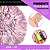 100 Pingentes De Seda Tassel - 7.0 Cm COR:ROSE-135 - Imagem 1