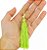 100 Pingentes De Seda Tassel - 7.0 Cm cor: VERDE-LIMAO-225 - Imagem 1