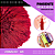 100 Pingentes De Seda Tassel - 7.0 Cm COR:VERMELHO-145 - Imagem 1