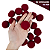 Pom Pom Fofinho Solto - 40mm - Pct C/ 50 Unid. COR: VINHO-CLARO-520 - Imagem 1