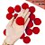 Pom Pom Fofinho Solto - 40mm - Pct C/ 50 Unid. COR: VERMELHO-145 - Imagem 1
