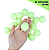 Pom Pom Fofinho Solto - 40mm - Pct C/ 50 Unid. COR: VERDE-LIMAO-225 - Imagem 1