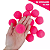Pom Pom Fofinho Solto - 40mm - Pct C/ 50 Unid. COR: ROSA-NEON-03 - Imagem 1