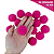 Pom Pom Fofinho Solto - 40mm - Pct C/ 50 Unid. COR: PINK-312 - Imagem 1