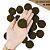 Pom Pom Fofinho Solto - 40mm - Pct C/ 50 Unid. COR: MARROM-290 - Imagem 1