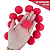 Pom Pom Fofinho Solto - 40mm - Pct C/ 50 Unid. COR: CORAL-816 - Imagem 1