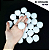 Pom Pom Fofinho Solto - 40mm - Pct C/ 50 Unid. COR: BRANCO-101 - Imagem 1