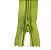Ziper Comum Nylon Fino - 40cm - Nº3 - Pct C/100 Unidades COR:VERDE-CITRICO-221 - Imagem 1