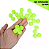 Pom-Pom Fofinho Solto - 20mm - Pct C/ 100 Unid. COR: VERDE-NEON-02 - Imagem 1