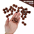 Pom-Pom Fofinho Solto - 20mm - Pct C/ 100 Unid. COR: MARROM-290 - Imagem 1