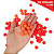 Pom Pom Fofinho Solto - 14mm - Pct C/ 100 Unid. COR: LARANJA-NEON-01 - Imagem 1
