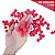 Pom Pom Fofinho Solto - 14mm - Pct C/ 100 Unid. COR: CORAL-816 - Imagem 1