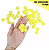 Pom Pom Fofinho Solto - 14mm - Pct C/ 100 Unid. COR: AMARELO-CANARIO-106 - Imagem 1