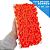 Fita Grelot Pom-Pom Em Metro - 20mm - Rolo C/ 25 Mts COR: LARANJA-NEON-01 - Imagem 1