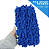 Fita Grelot Pom-Pom Em Metro - 20mm - Rolo C/ 25 Mts COR: AZUL-ROYAL-207 - Imagem 1