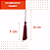 50 Pingentes De Seda Tassel - 7.0 Cm COR:VINHO-CLARO-520 - Imagem 2