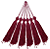 50 Pingentes De Seda Tassel - 7.0 Cm COR:VINHO-CLARO-520 - Imagem 3