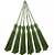 50 Pingentes De Seda Tassel - 7.0 Cm COR:VERDE-OLIVA-254 - Imagem 3