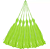 50 Pingentes De Seda Tassel - 7.0 Cm COR:VERDE-NEON-02 - Imagem 3