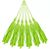 50 Pingentes De Seda Tassel - 7.0 Cm COR:VERDE-LIMAO-225 - Imagem 3