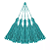 50 Pingentes De Seda Tassel - 7.0 Cm COR:VERDE-JADE-539 - Imagem 3
