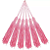 50 Pingentes De Seda Tassel - 7.0 Cm COR:ROSA-CHICLETE-140 - Imagem 3