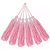 50 Pingentes De Seda Tassel - 7.0 Cm COR:ROSA-CANDY-133 - Imagem 3