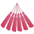 50 Pingentes De Seda Tassel - 7.0 Cm COR:PINK-312 - Imagem 3
