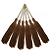 50 Pingentes De Seda Tassel - 7.0 Cm COR:MARROM-290 - Imagem 3