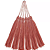 50 Pingentes De Seda Tassel - 7.0 Cm COR:CORAL-816 - Imagem 3