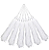 50 Pingentes De Seda Tassel - 7.0 Cm COR:BRANCO-101 - Imagem 3