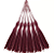 50 Pingentes De Seda Tassel - 7.0 Cm COR:BORDO-173 - Imagem 3