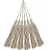50 Pingentes De Seda Tassel - 7.0 Cm COR:BEGE-297 - Imagem 2
