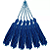 50 Pingentes De Seda Tassel - 7.0 Cm COR:AZUL-ROYAL-207 - Imagem 3