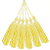 50 Pingentes De Seda Tassel - 7.0 Cm COR:AMARELO-BEBE-104 - Imagem 3