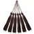 50 Pingentes De Seda Tassel - 7.0 Cm COR:MARROM-CAFE-294 - Imagem 3