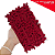 Fita Grelot Pom-Pom Em Metro - 30mm - Rolo C/ 25 Mts. COR: VINHO-CLARO-520 - Imagem 1