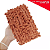 Fita Grelot Pom-Pom Em Metro - 30mm - Rolo C/ 25 Mts. COR: TERRA-808 - Imagem 1