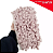 Fita Grelot Pom-Pom Em Metro - 30mm - Rolo C/ 25 Mts. COR: ROSE-135 - Imagem 1
