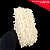 Fita Grelot Pom-Pom Em Metro - 30mm - Rolo C/ 25 Mts. COR: NATURAL-296 - Imagem 1